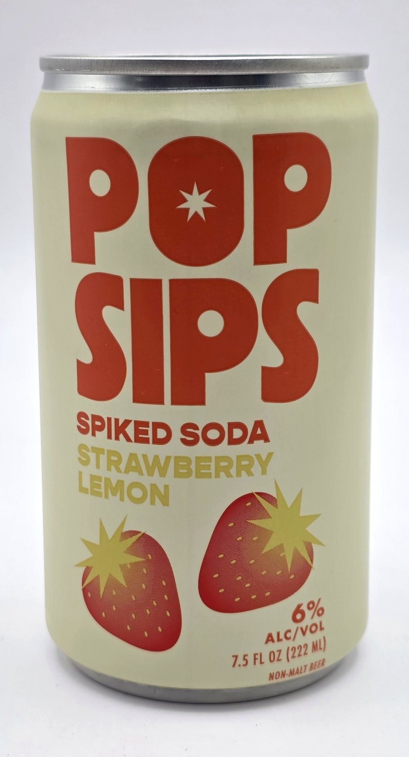 Strawberry Lemon Spiked Soda