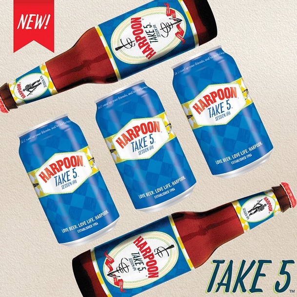 Harpoon Brewery Introduces New YearRound Beer, Take 5 Session IPA