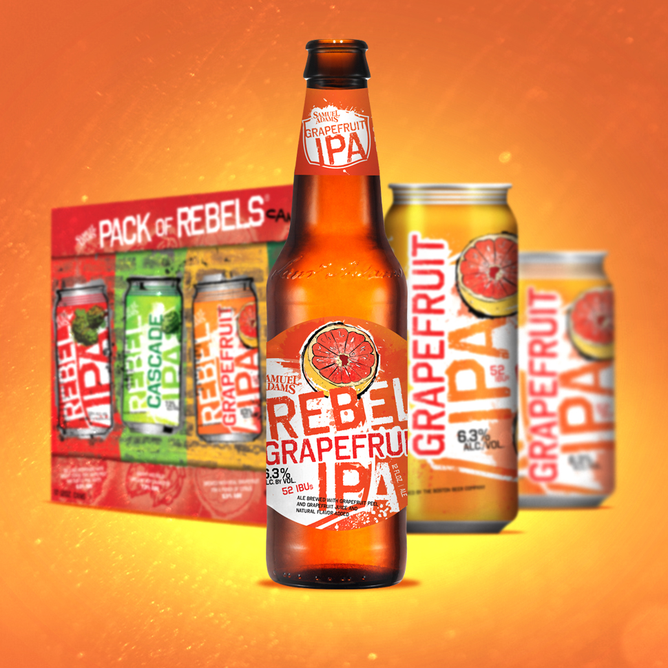 Boston Beer Begins National Distribution of Rebel Grapefruit IPA
