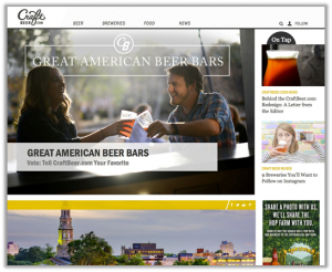 CraftBeer.com Unveils Fresh New Look