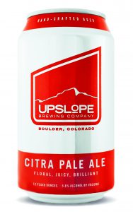 Upslope Brewing Announces a New Year-round Offering, Citra Pale Ale