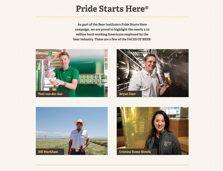 Beer Institute Launches ‘Faces of Beer’ page Brewbound