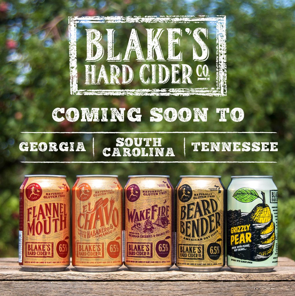 Blake’s Hard Cider Adds Distribution in South Carolina and