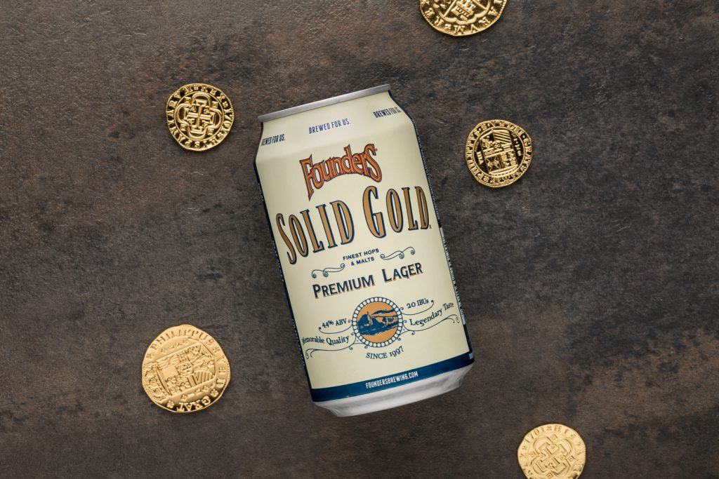 Founders Brewing Company to Sell 24-Packs of Solid Gold Premium Lager