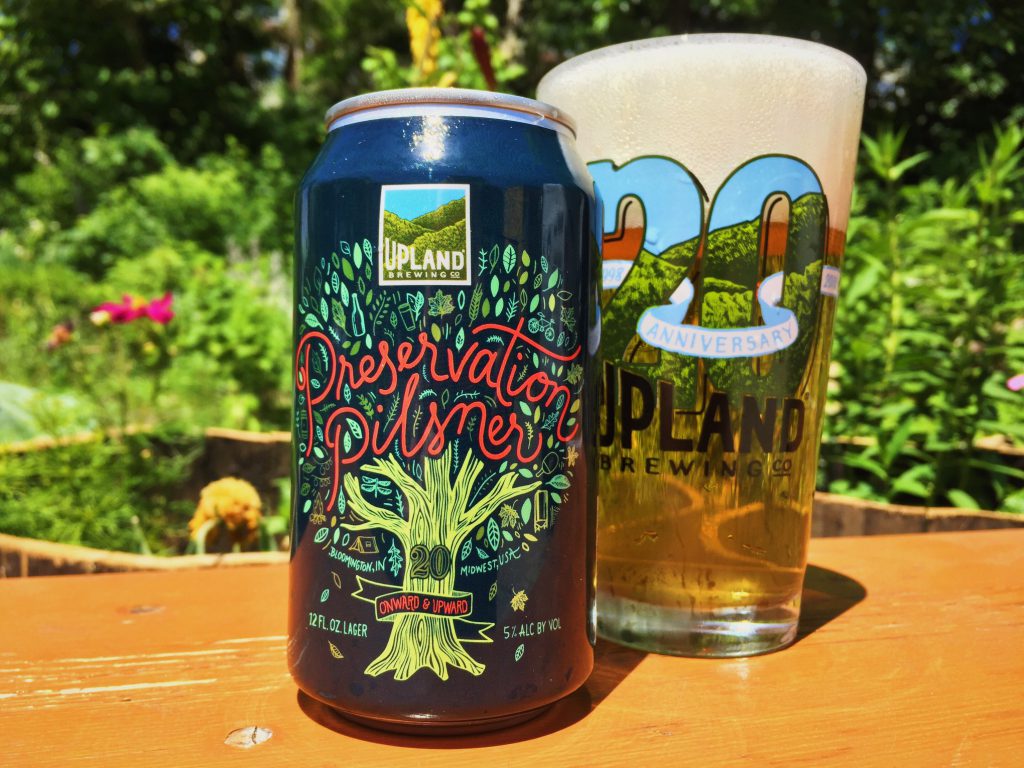 Upland Brewing Celebrates 20th Anniversary with Preservation Pilsner