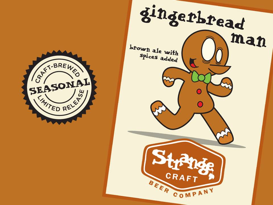 Strange Craft Releases 2018 Gingerbread Man American Brown Ale Brewbound
