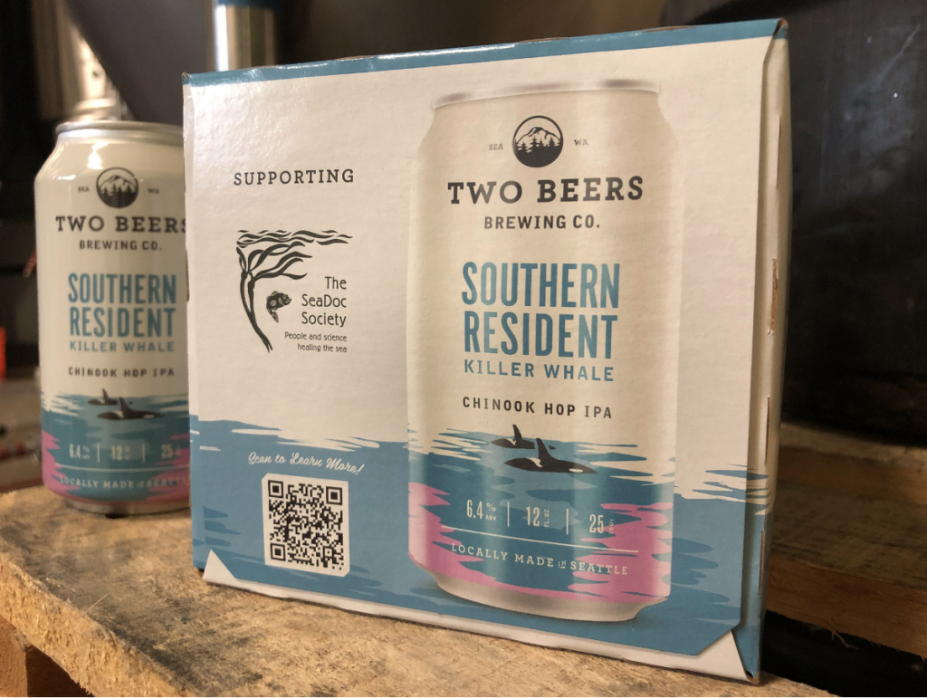Two Beers Brewing Releases Southern Resident IPA to Support The SeaDoc