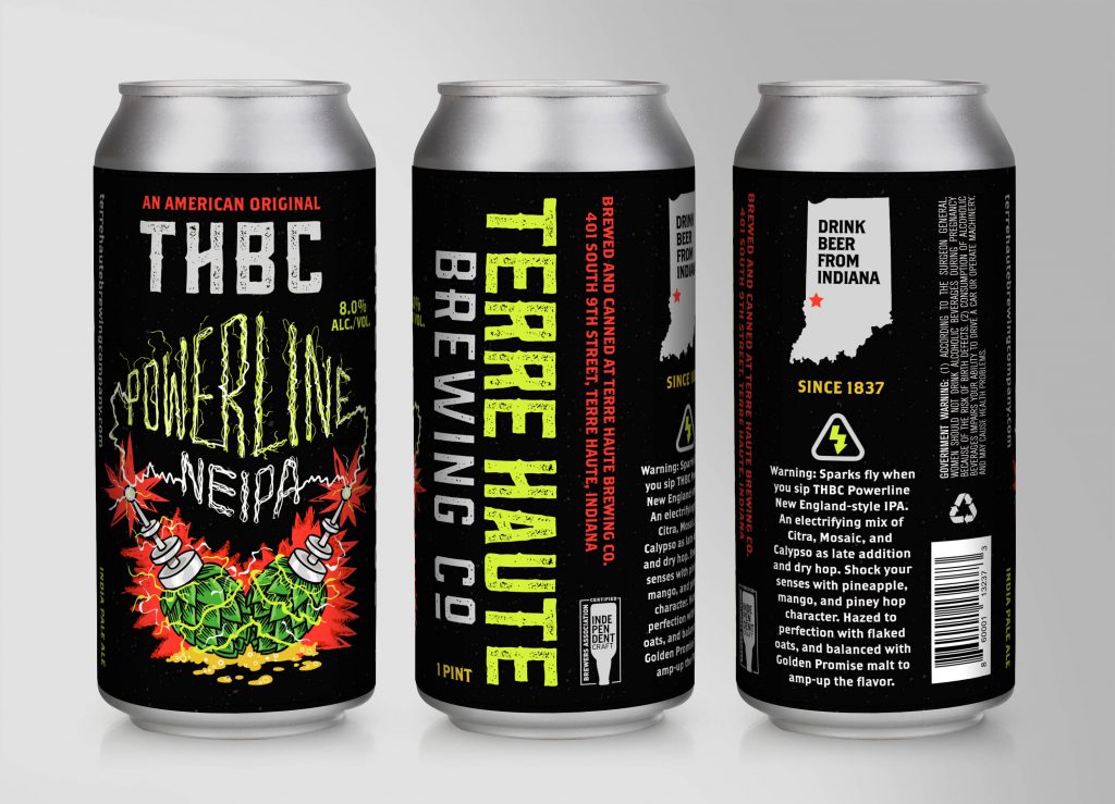Terre Haute Brewing Company Releases Powerline New EnglandStyle IPA