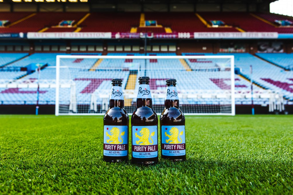 Purity Brewing Named Official Ale Supplier to Premier League Aston
