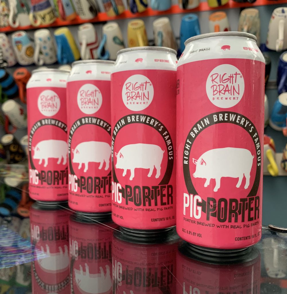 Right Brain Brewery Releases Pig Porter Cans Brewbound