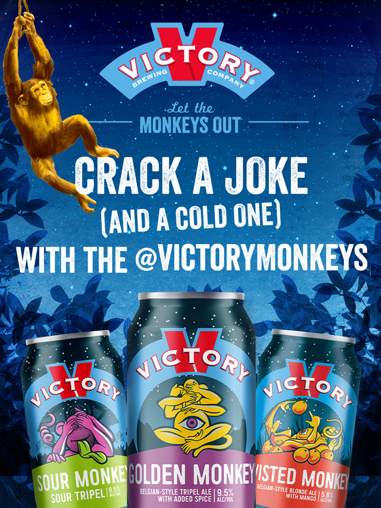 Victory Brewing Company Announces Comedy Tour and New Tart Monkey
