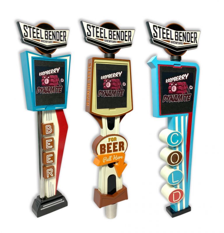 Steel Bender Brewyard and The Alison Group Collaborate on Retro Style Tap Handles Brewbound