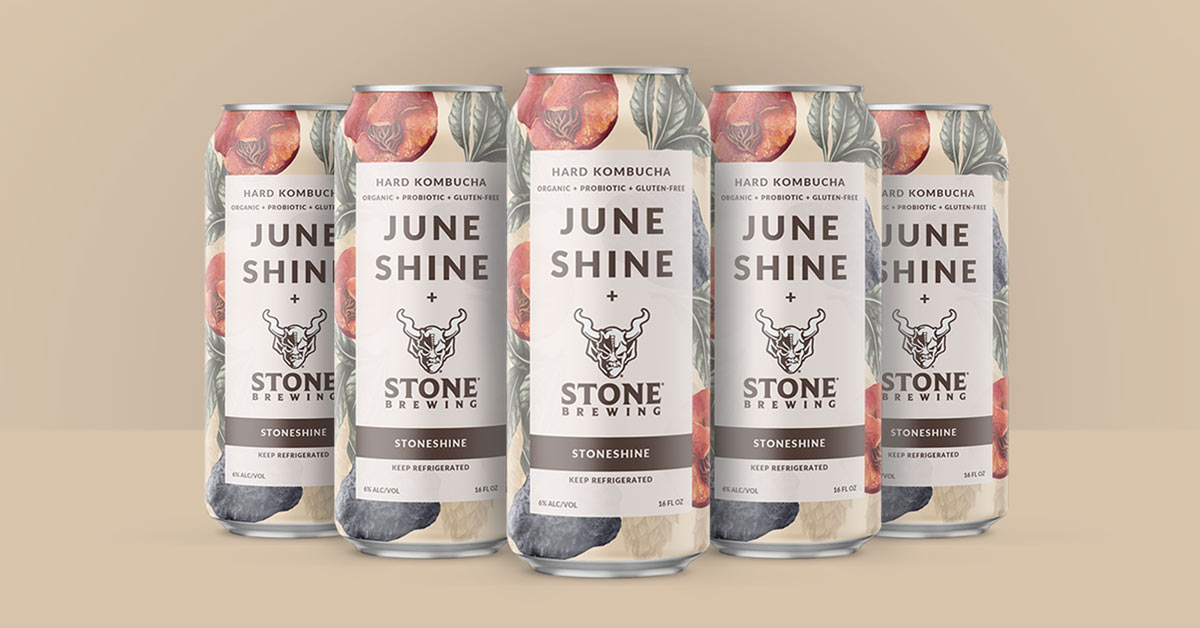 JuneShine Collaborates with Stone Brewing on Hard Kombucha