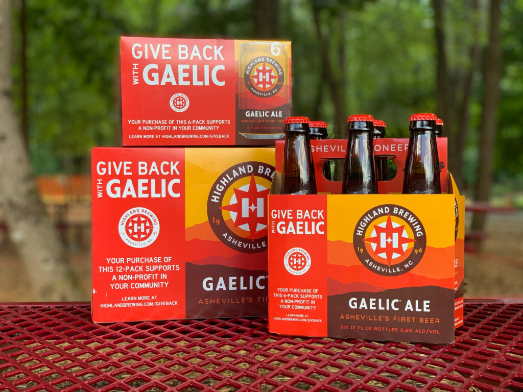 Highland Brewing Launches "Give Back with Gaelic" Campaign Across