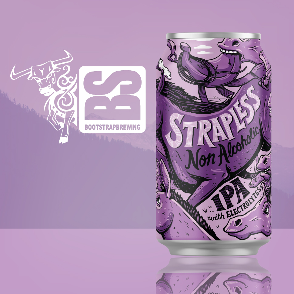 Bootstrap Brewing Enters NonAlcoholic Beer Segment with Strapless IPA