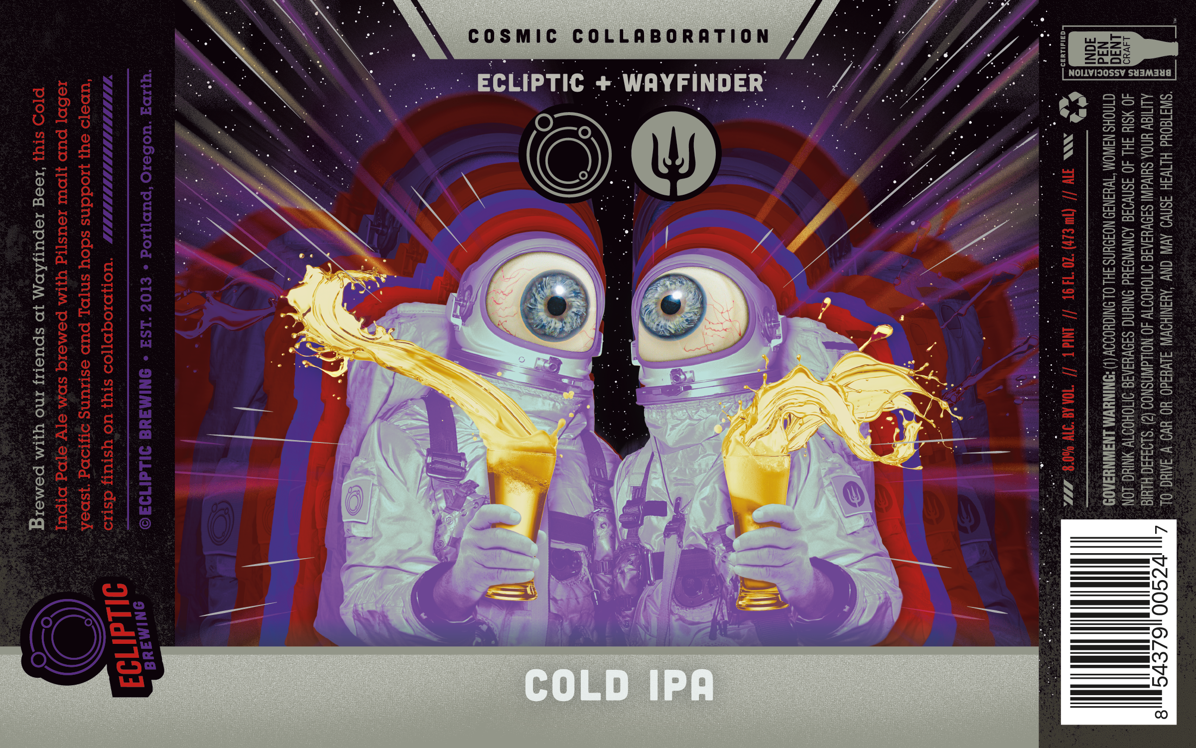 Portland's Ecliptic Brewing and Wayfinder Beer Collaborate on Cold IPA - Vimarsana News