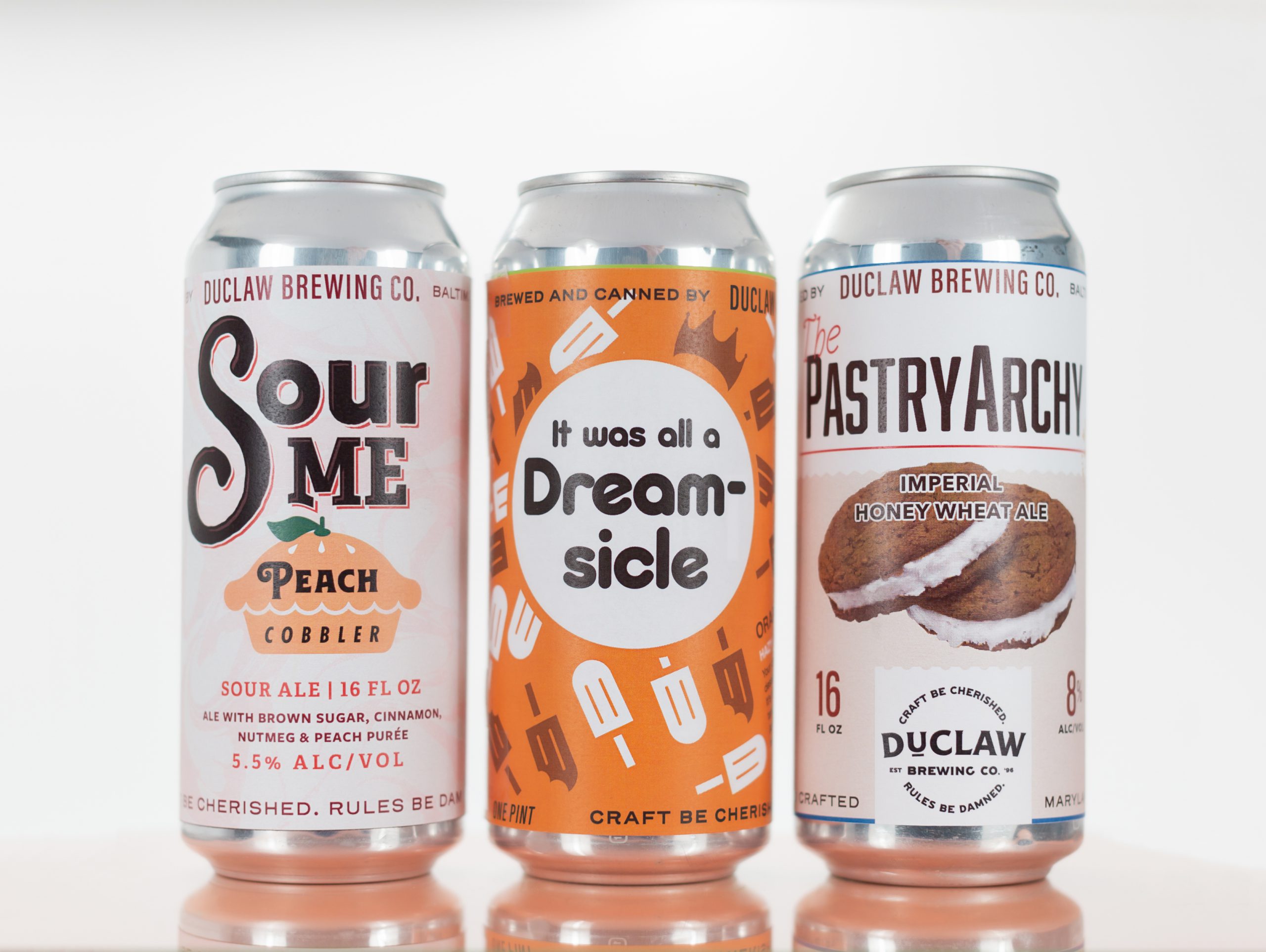 DuClaw Releases Peach Cobbler, Orange Dreamsicle and Oatmeal Cream