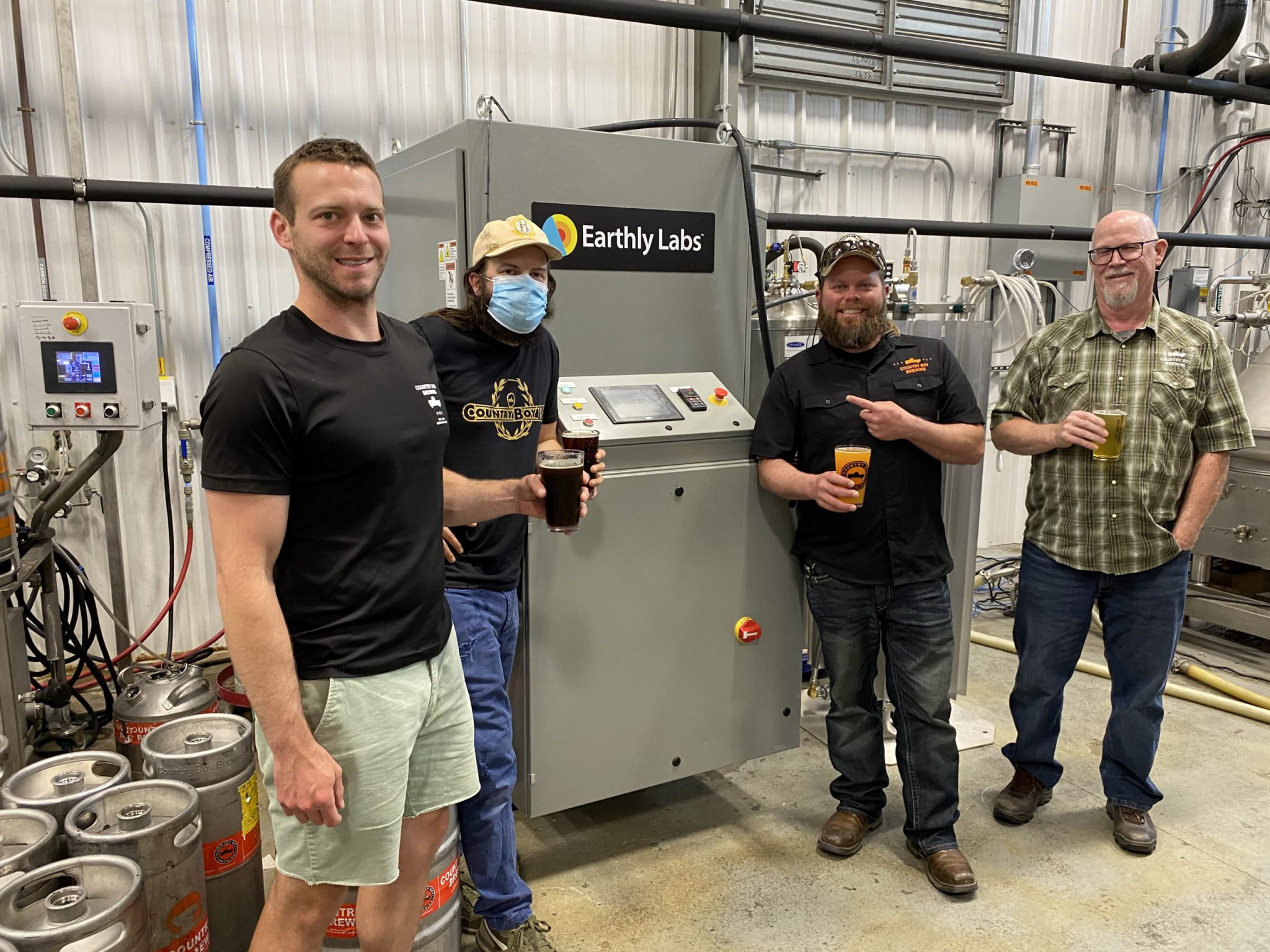 Country Boy Brewing Implements Earthly Labs Technology to Reduce CO2