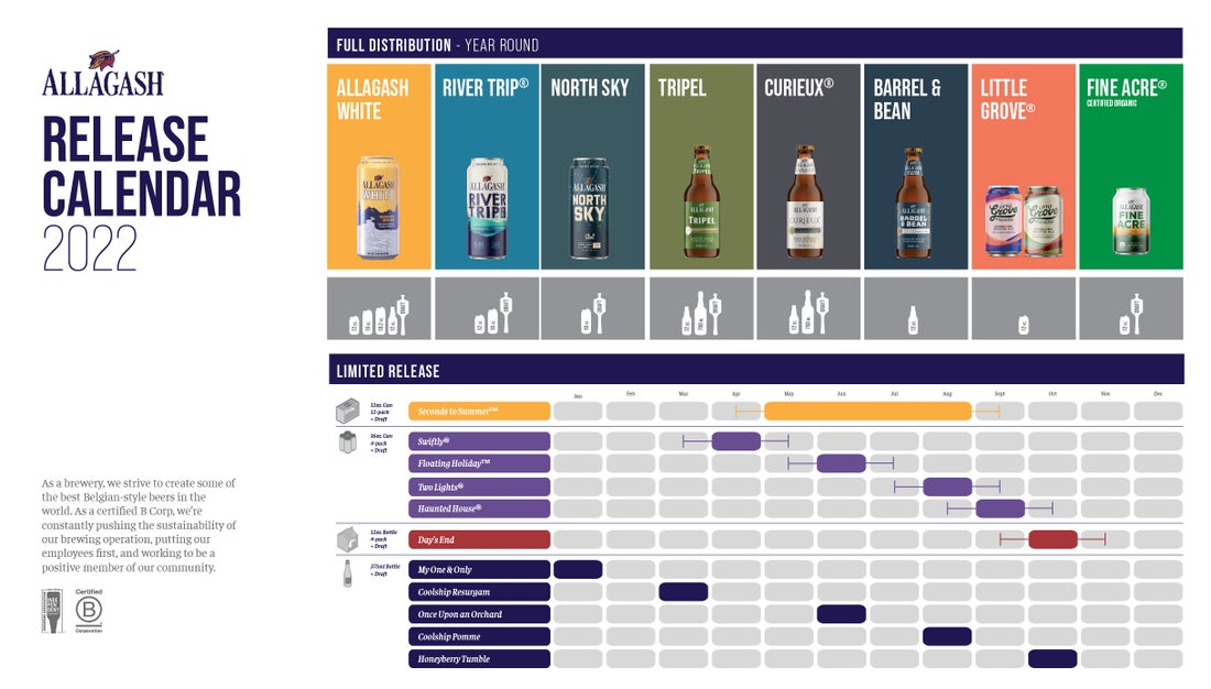 Allagash Announces 2022 Release Calendar Brewbound Allagash Announces 2022 Release Calendar Brewbound
