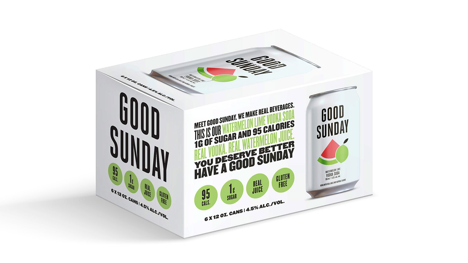 Good Sunday ReadyToDrink Vodka Sodas Launch In California With