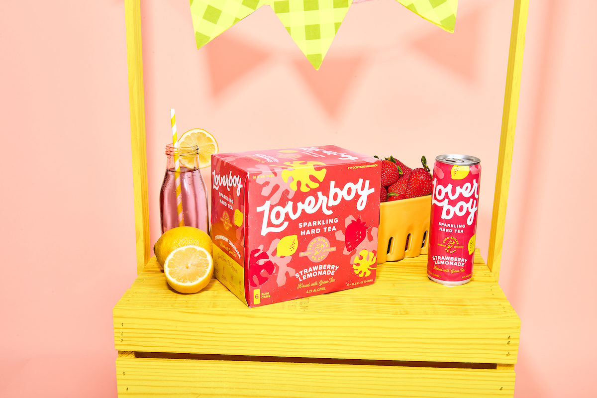 Loverboy Unveils LimitedEdition Strawberry Lemonade Sparkling Hard Tea
