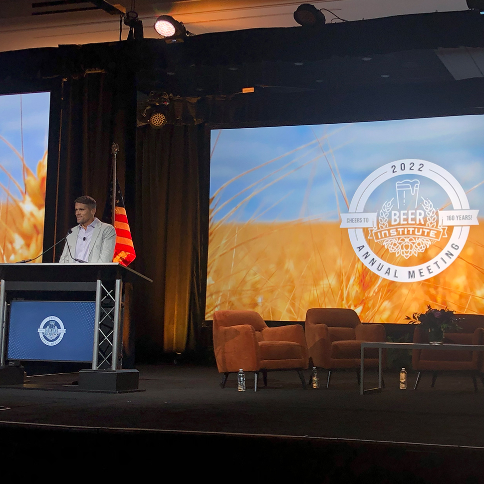 Beer Institute Meeting Chairman Brendan Whitworth on