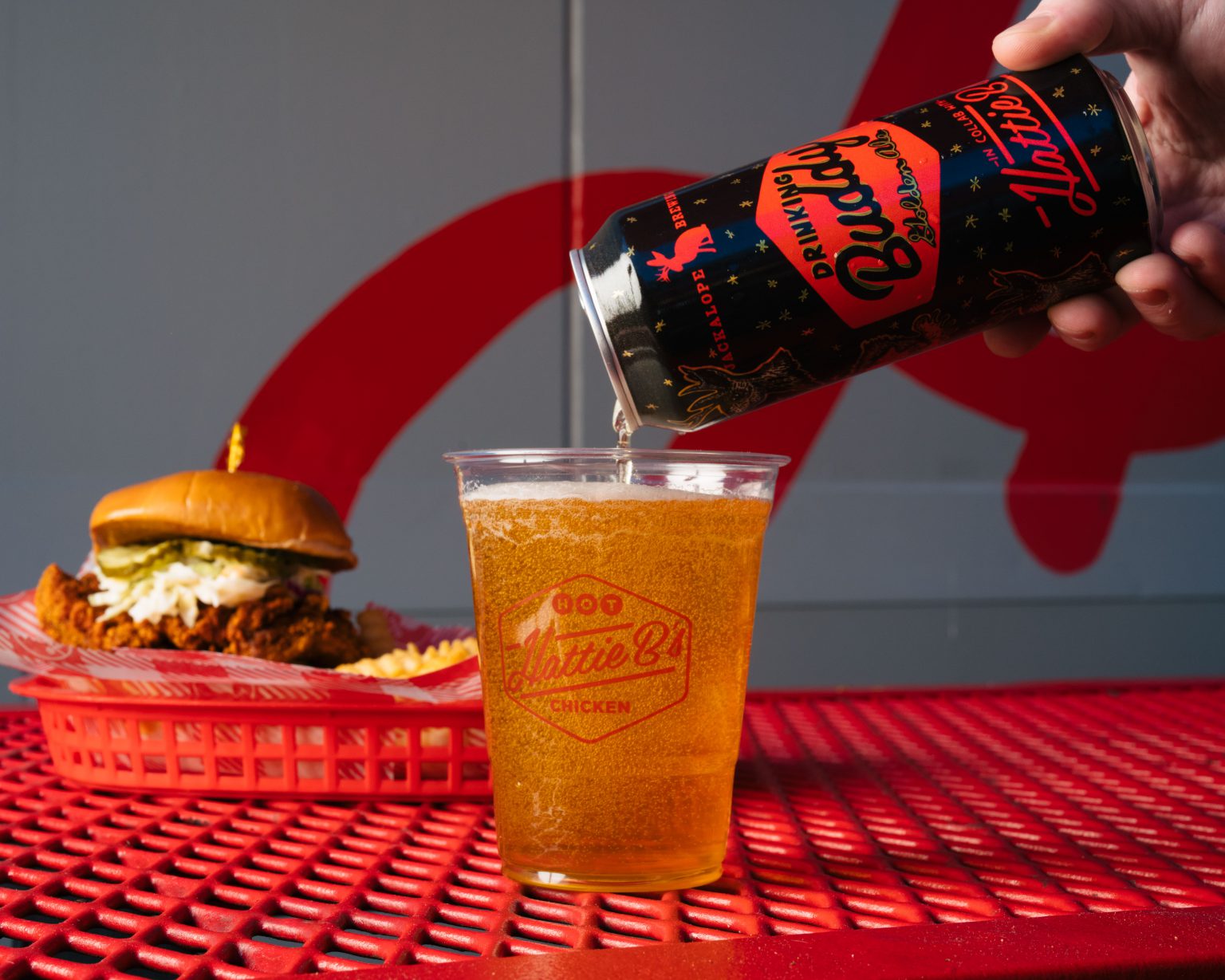 Jackalope Brewing Company and Hattie B's Hot Chicken Release Drinking