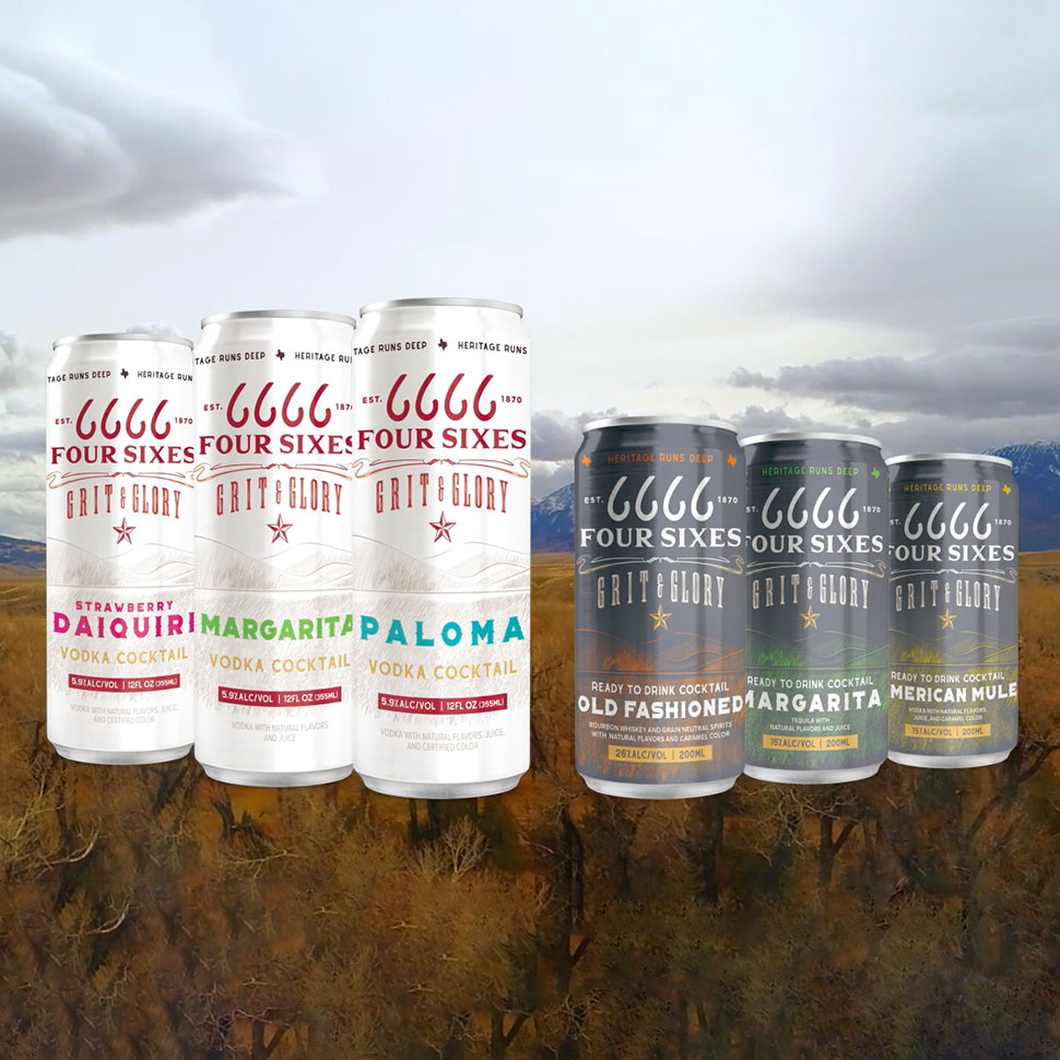 Yellowstone Backed 6666 Grit & Glory Adds Canned Cocktails, Kicks