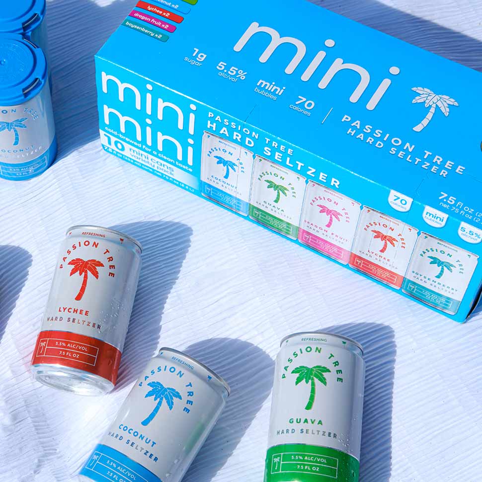 Passion Tree Hard Seltzer Launches Mini Cans in Target Stores