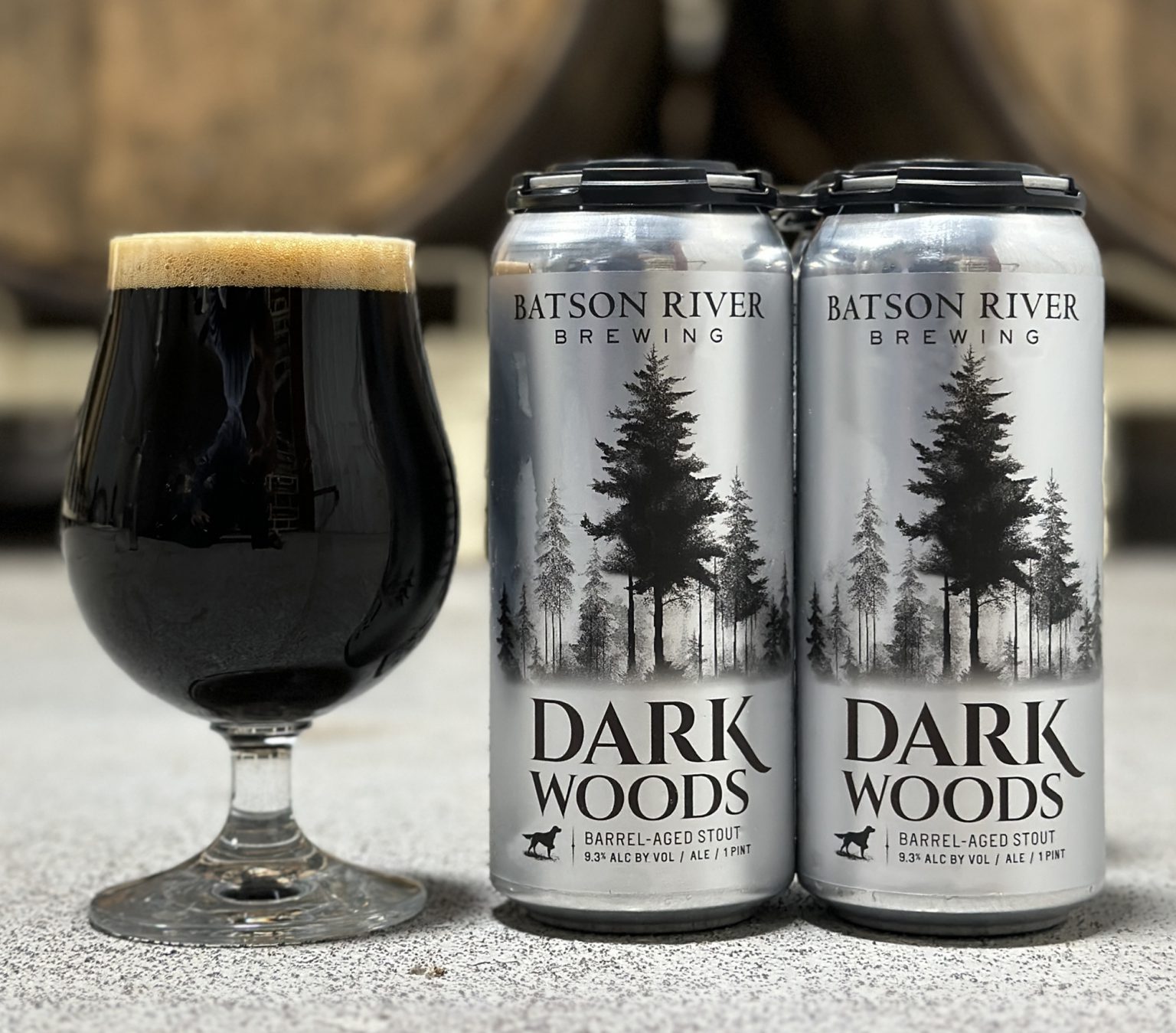 Batson River Brewing apresenta Dark Woods Imperial Stout envelhecida em