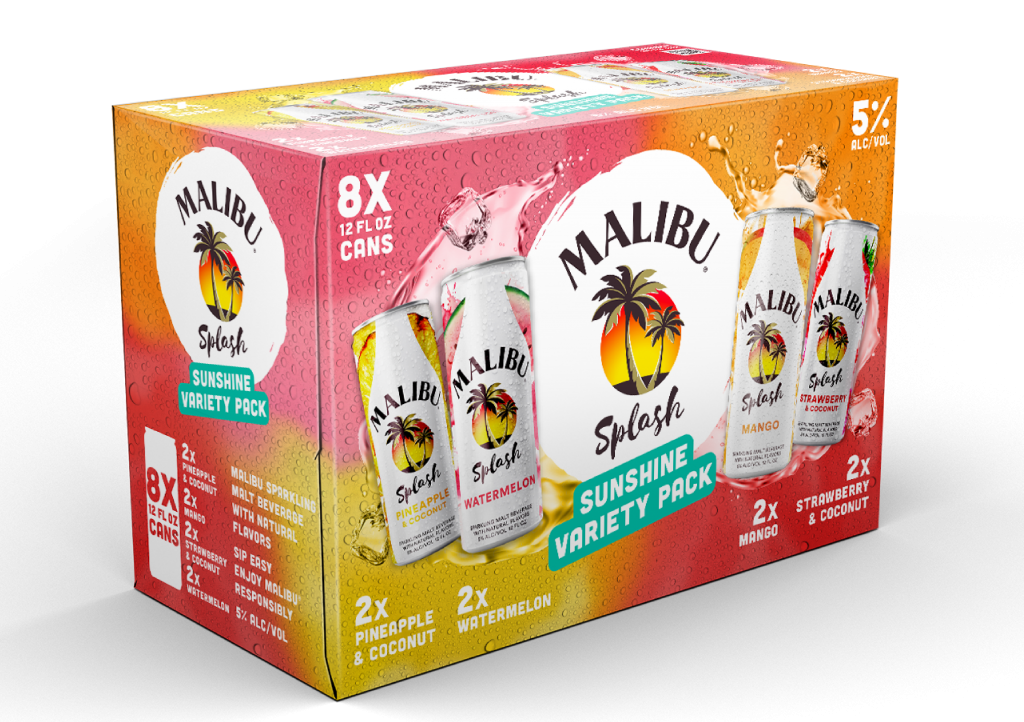 U.S. Beverage Announces New Malibu Splash Mango Flavor & Variety Pack