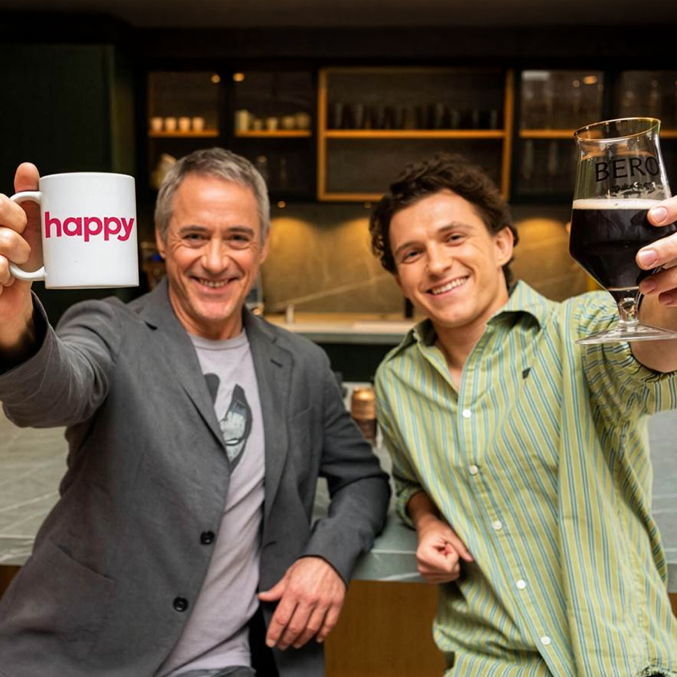 Tom Holland and Robert Downey Jr.’s Super Beverage Team Up
