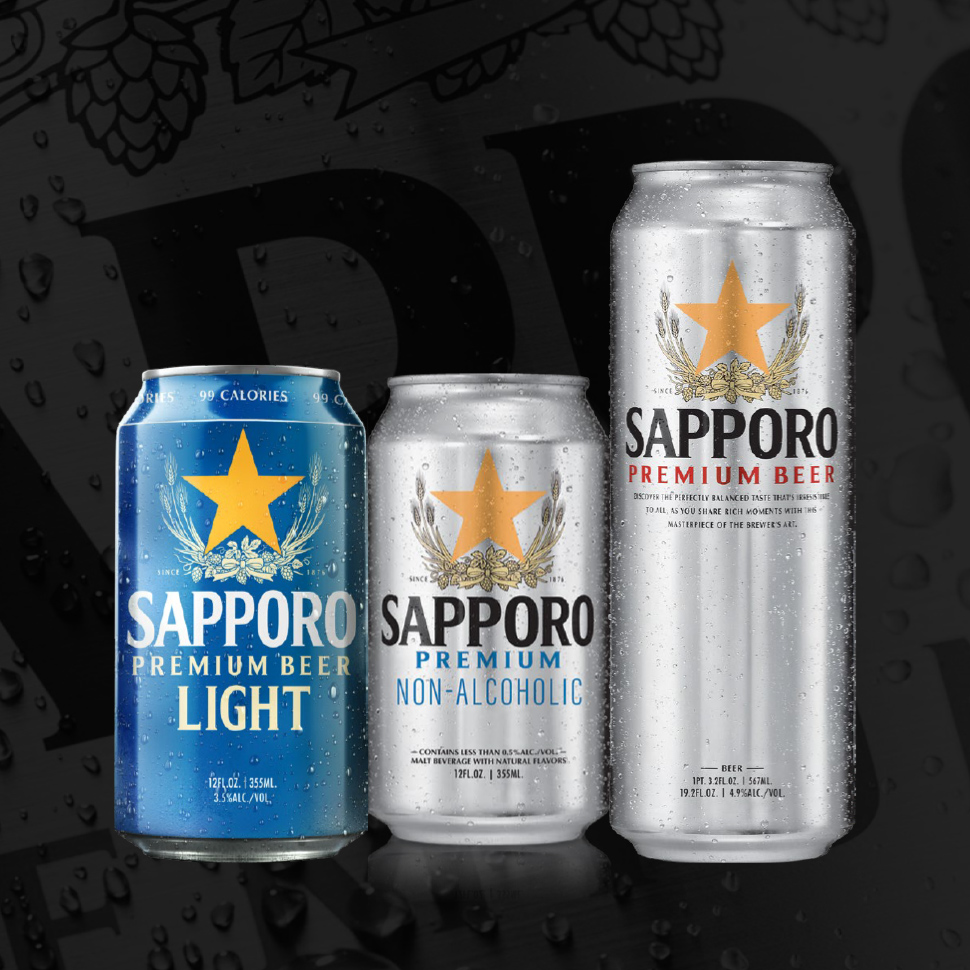 Sapporo to Tap into Growth Areas with NA, Light Beer and Singles