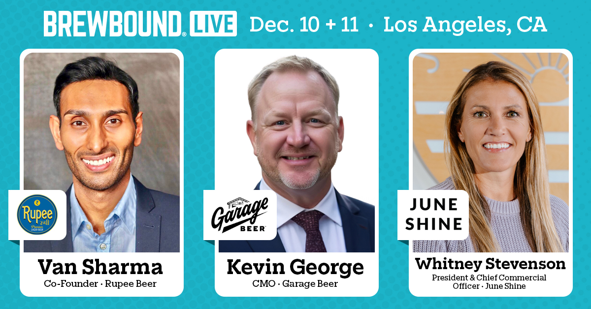 Brewbound Live 2025: Garage Beer, JuneShine and Rupee Beer on Building Consumer Connections