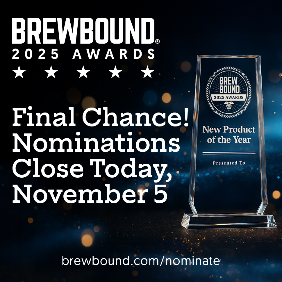 Last Call! Brewbound 2025 Award Nomination Deadline Today 11/5