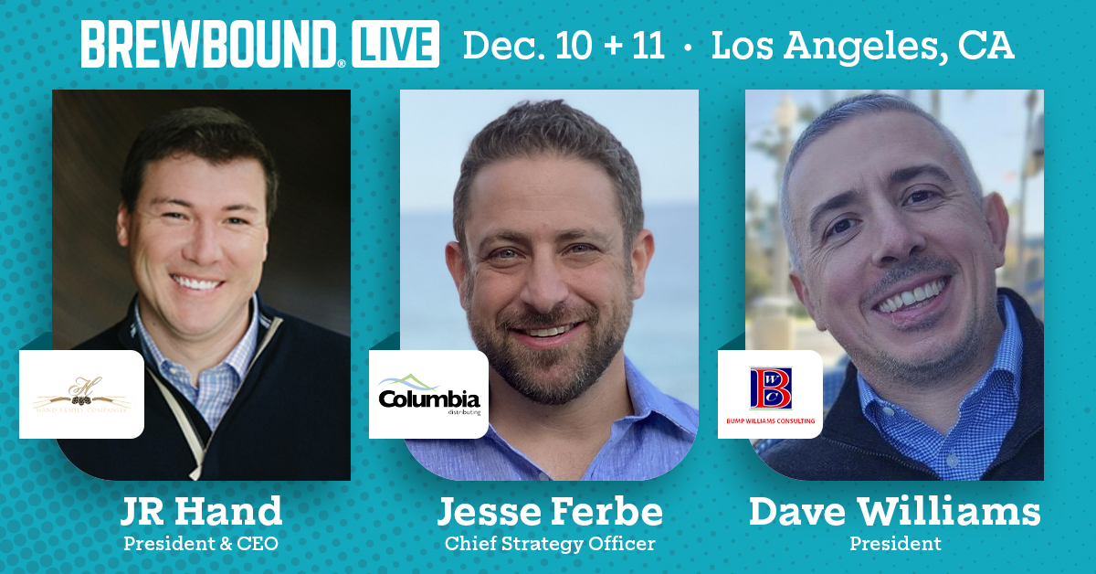 Brewbound Live 2025: How to Win in Modern Retail with Sunset Distributing's JR Hand, Columbia's Jesse Ferber & Bump Williams Consulting's Dave Williams