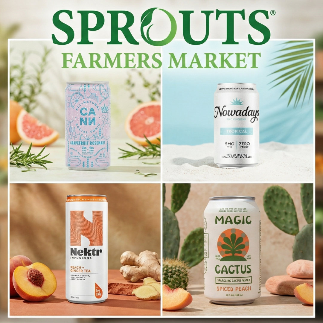 Sprouts Farmers Market to Launch Intoxicating Hemp Beverages in 120 Stores