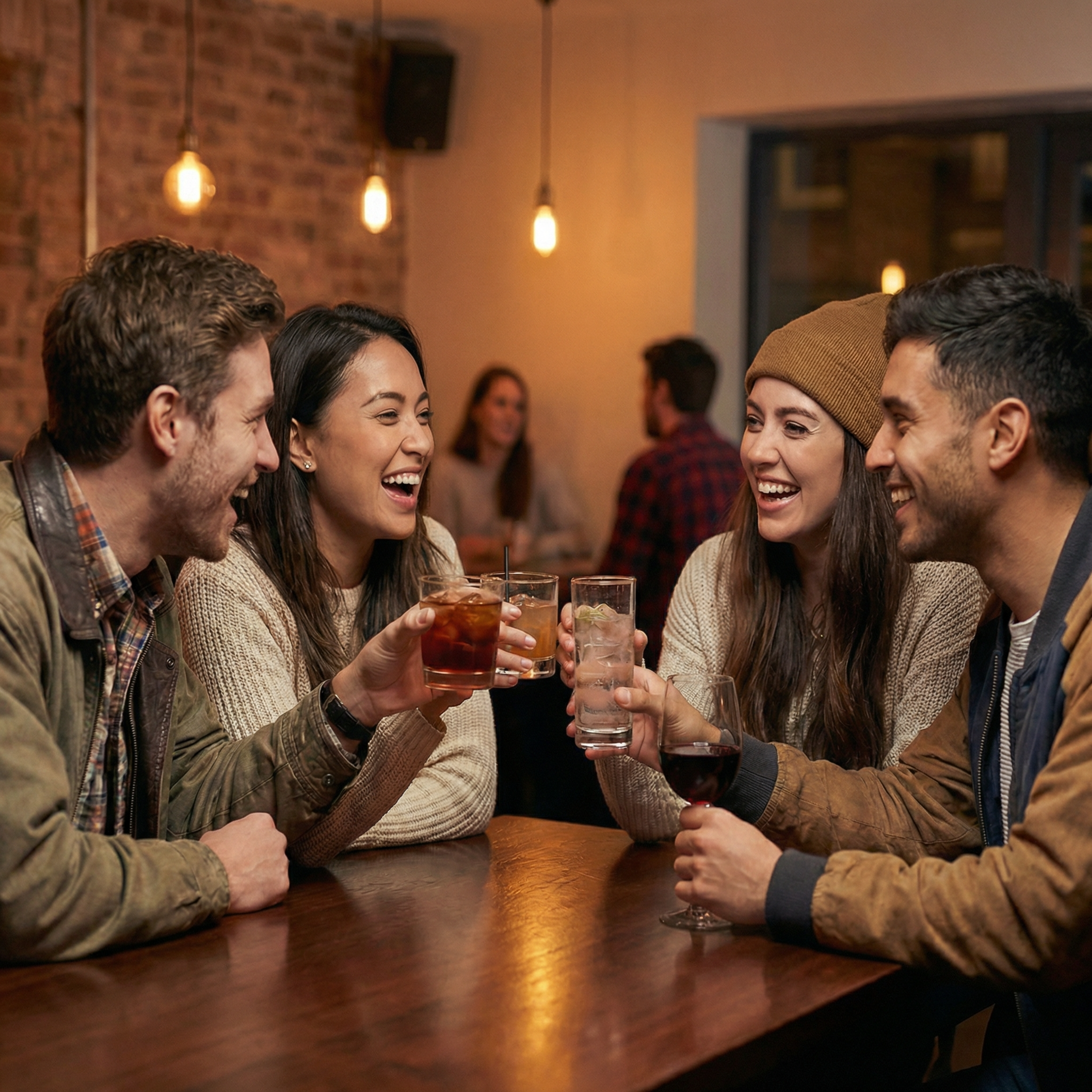 Young Americans Trade Drinking At Home For Bars, Fitness