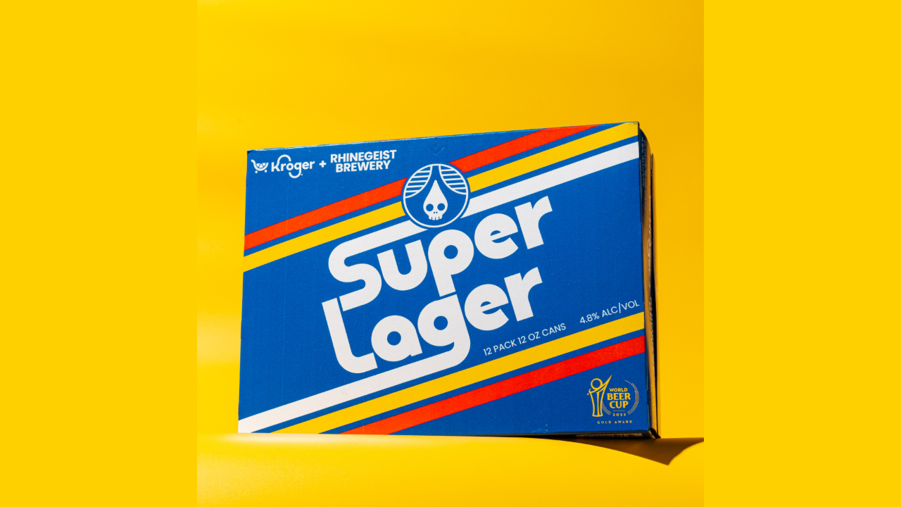 Supeer Lagger Rhinegeist and Kroger Partner on Super Lager at Premium Light Price ...