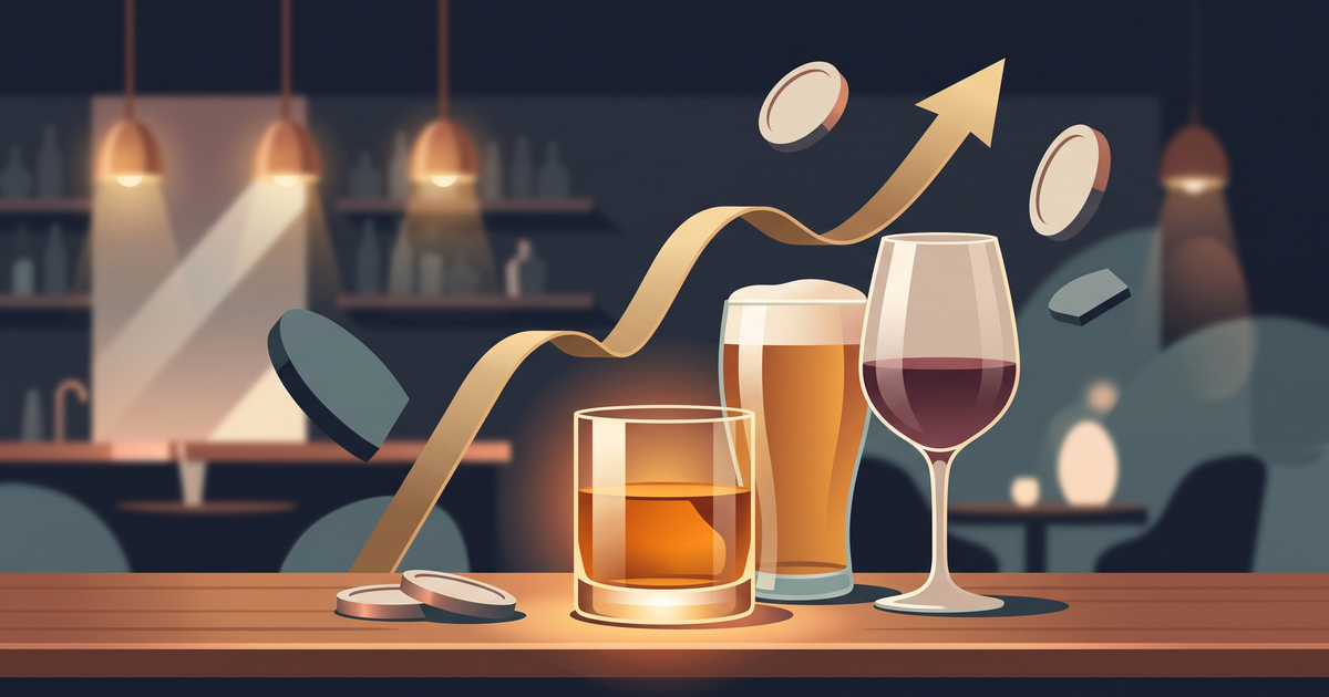 Alcohol Away From Home Outpaced Inflation in July